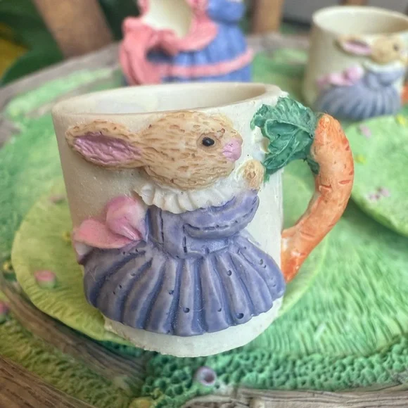 Mini Rabbit Tea Set - Picture 2 of 5